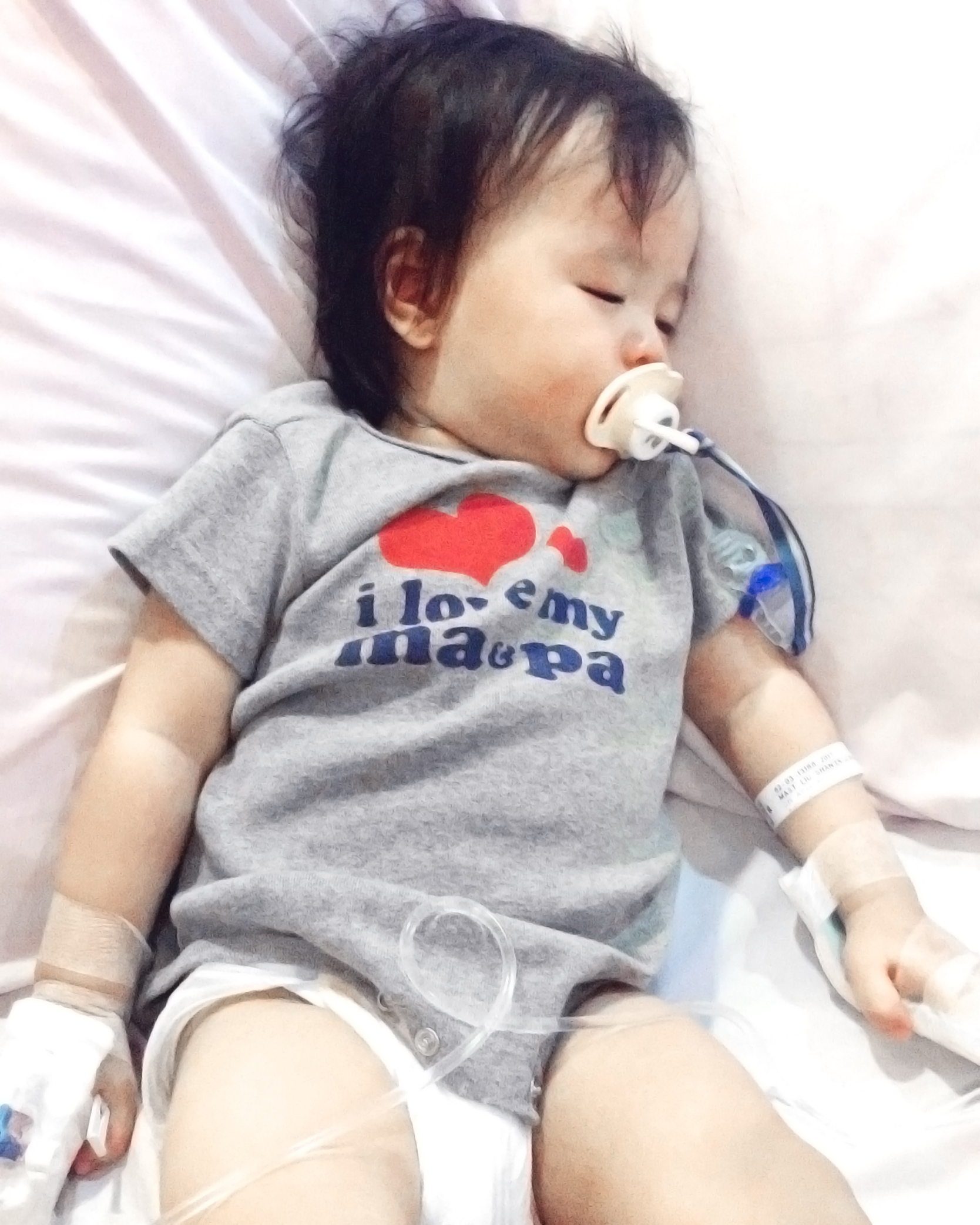 hospitalization stay for child in singapore thomson medical centre for bronchiolitis